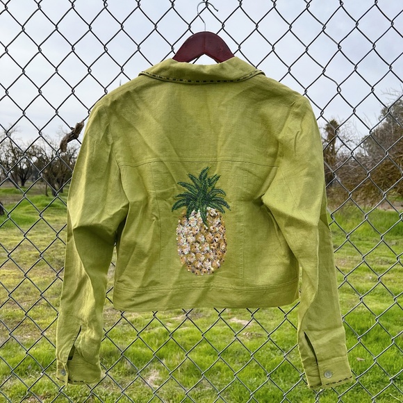 Kelly and Diane Sequin Pineapple Jacket - Picture 1 of 12